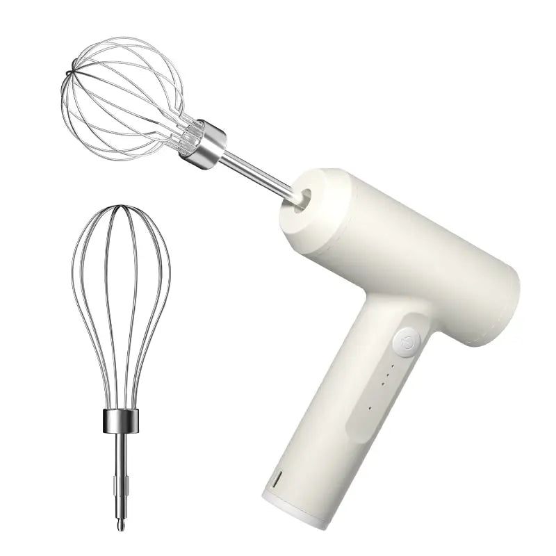 1PCS Wireless Electric Food Mixer – 3-Speed Egg Beater & Cream Mixer