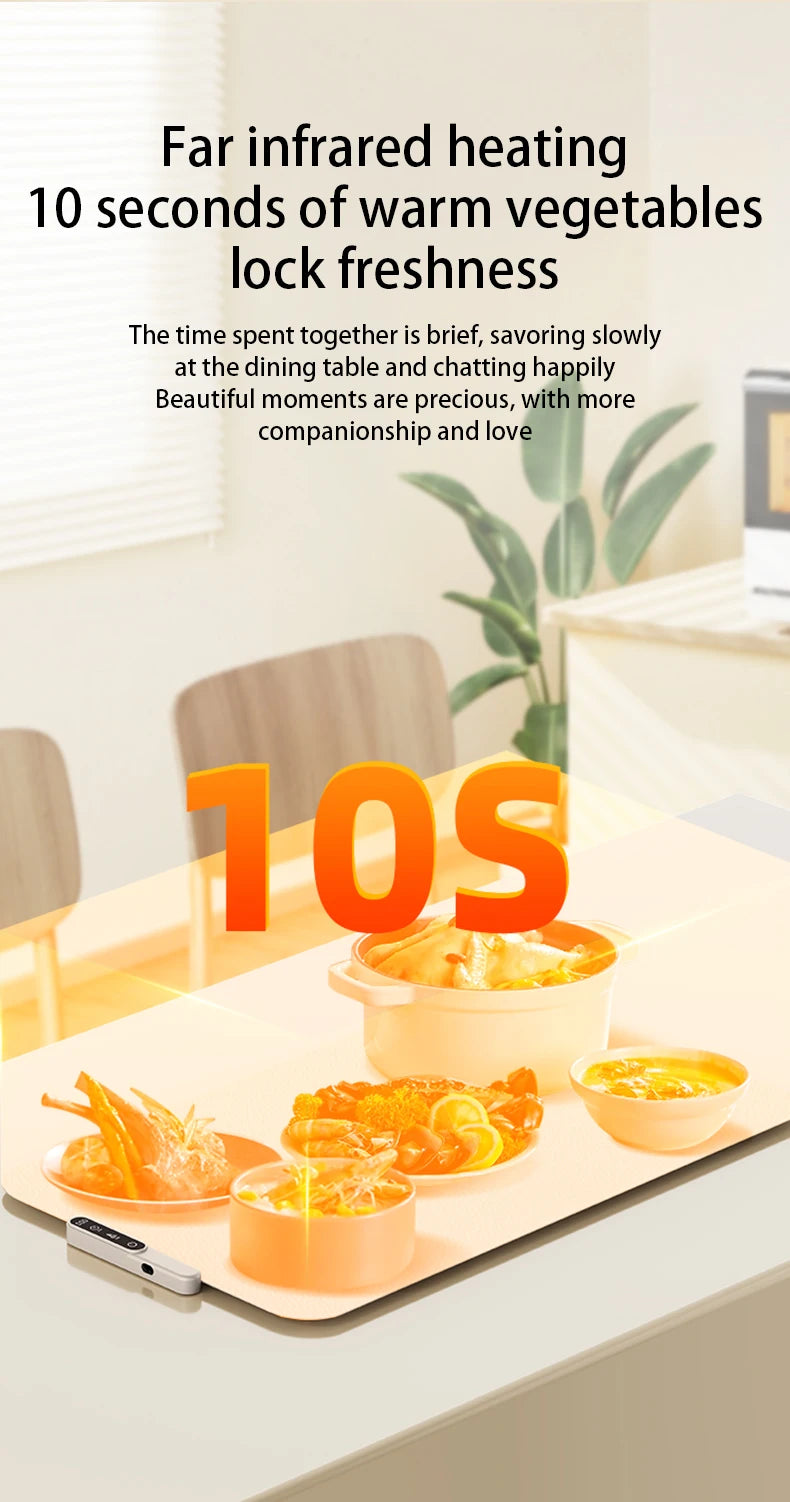 HOMEFISH Silicone Warming Board – Foldable, Waterproof & Oil-Resistant