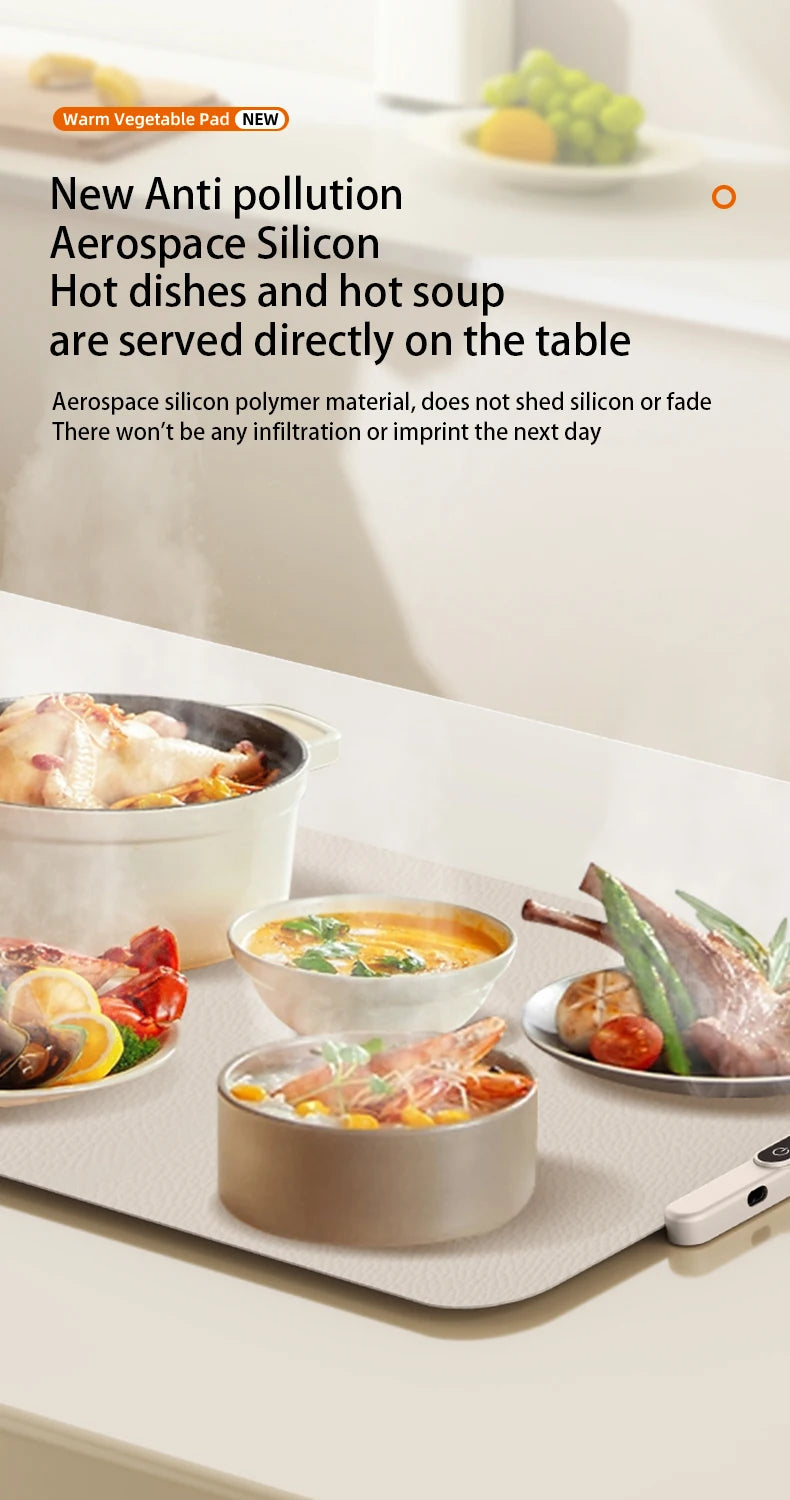 HOMEFISH Silicone Warming Board – Foldable, Waterproof & Oil-Resistant