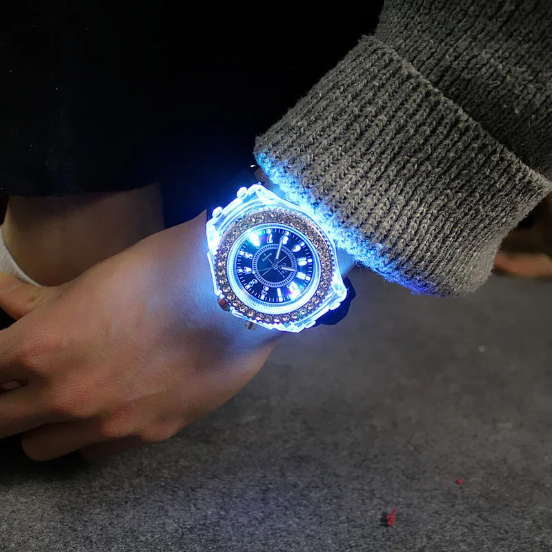 LED Silicone Watch – Unisex & Kids