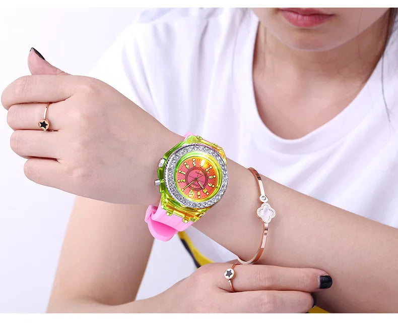 LED Silicone Watch – Unisex & Kids