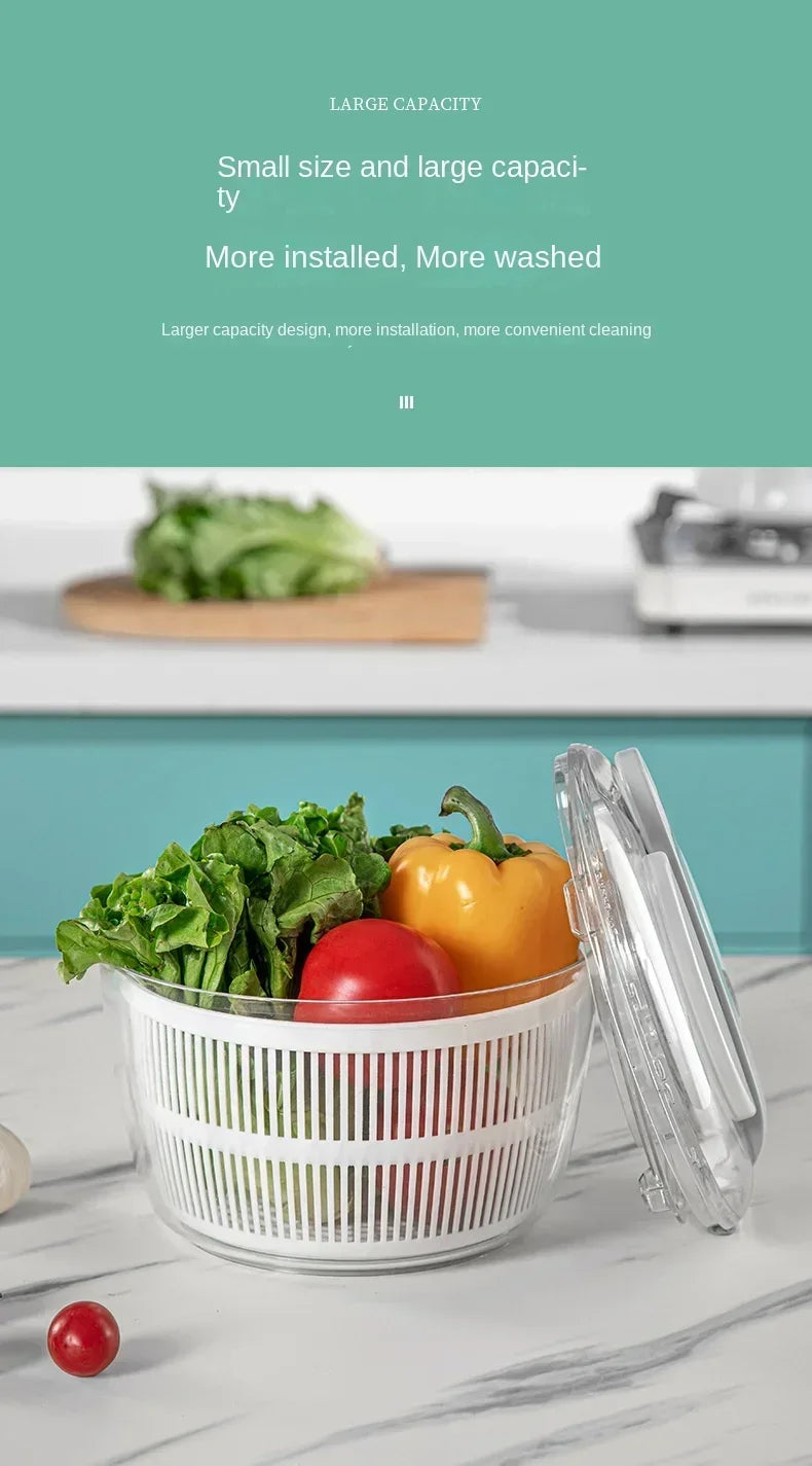 3L Multifunctional Salad Spinner & Vegetable Washer