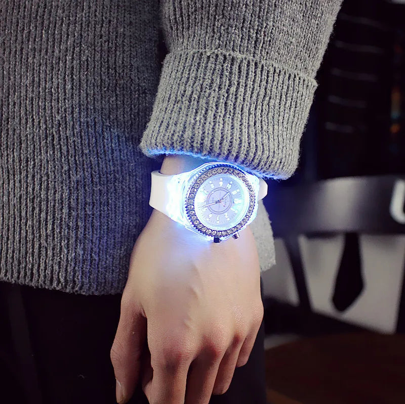 LED Silicone Watch – Unisex & Kids
