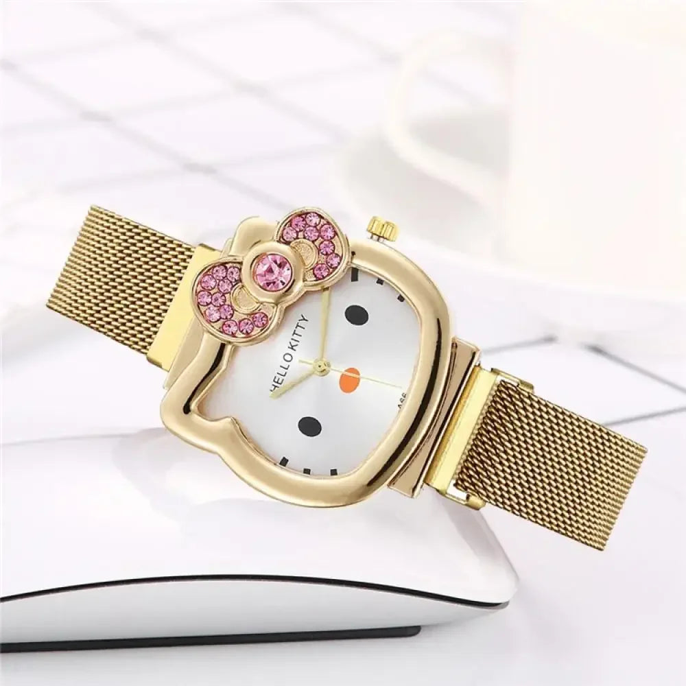 Hello Kitty Bow Quartz Watch – Girls