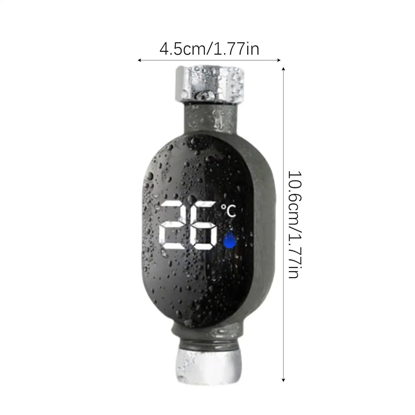 LED Digital Shower Temperature Gauge – Waterproof & Safe