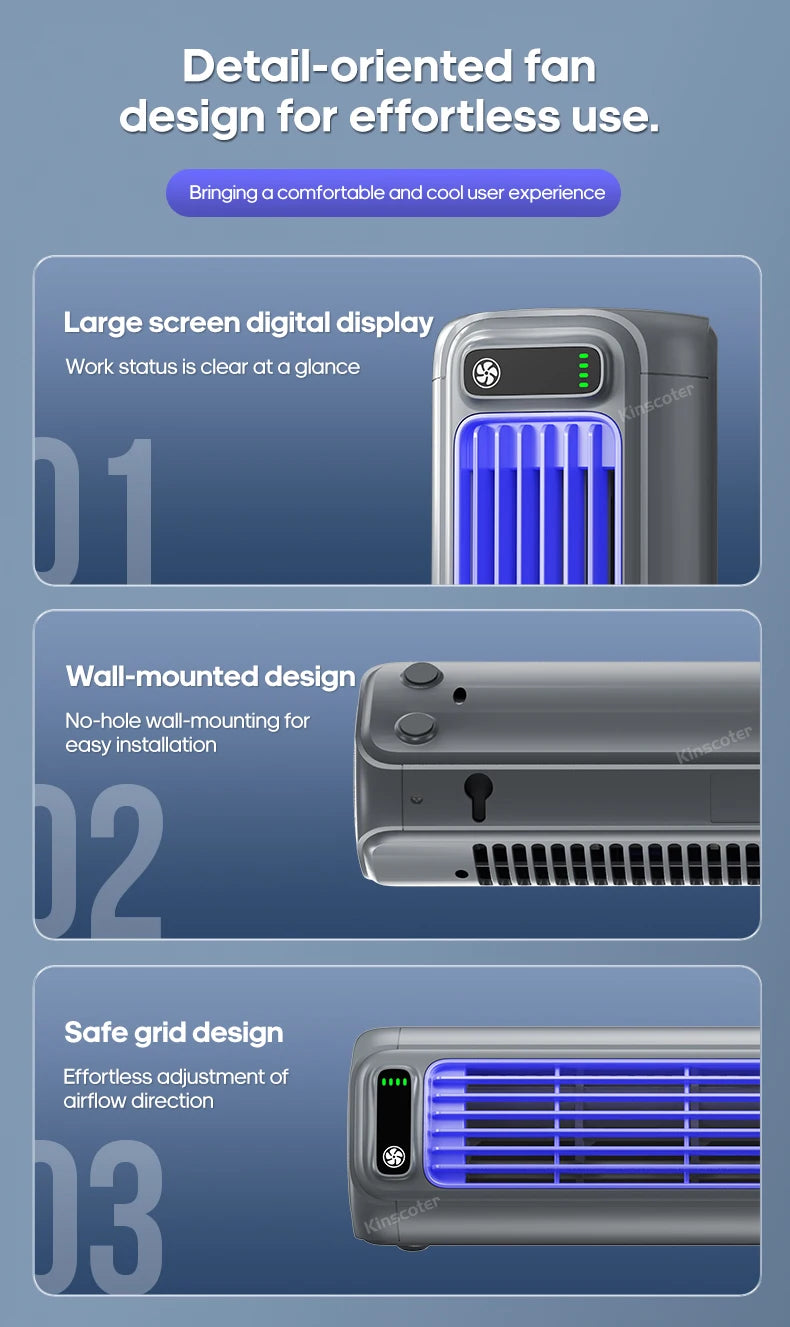 KINSCOTER Portable Air Conditioner Fan