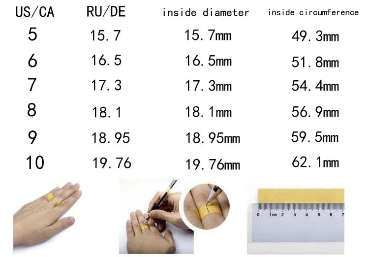 Silver Zircon Wedding Ring