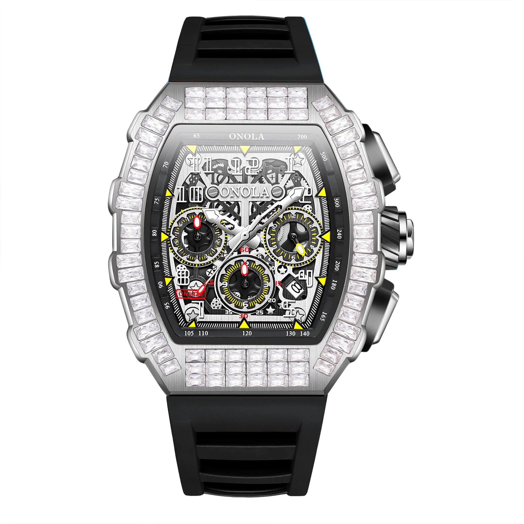 ONOLA Herre Automatisk Ur – Militær Sport
