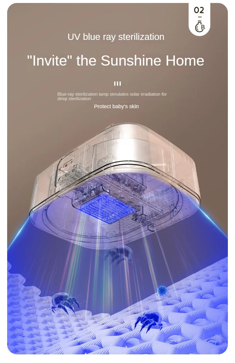 “Remote Control Electric Clothes Dryer – Multifunctional, Warm Air, Timer