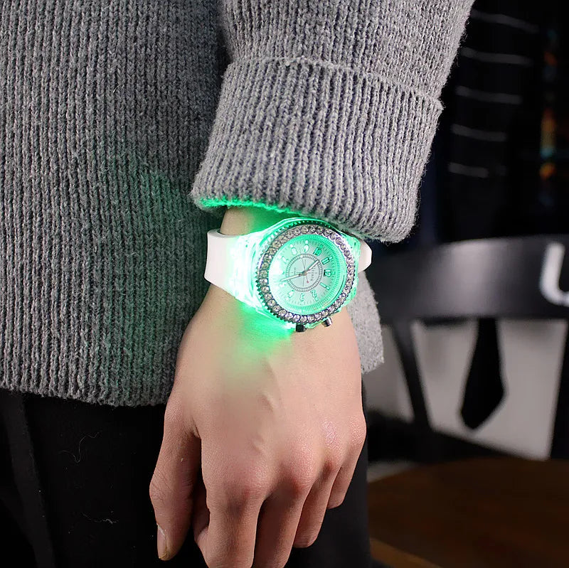 LED Silicone Watch – Unisex & Kids