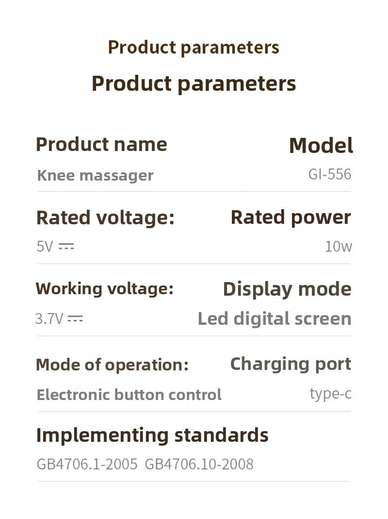 Portable Knee, Elbow & Shoulder Massager – Joint & Muscle Relaxation