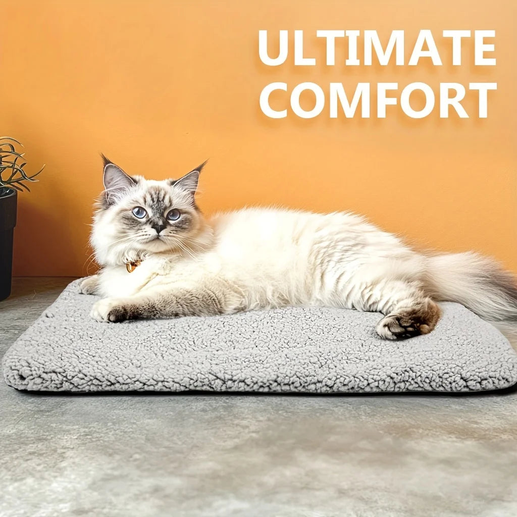 Self-Heating Pet Pad – Washable Thermal Mat for Cats & Dogs