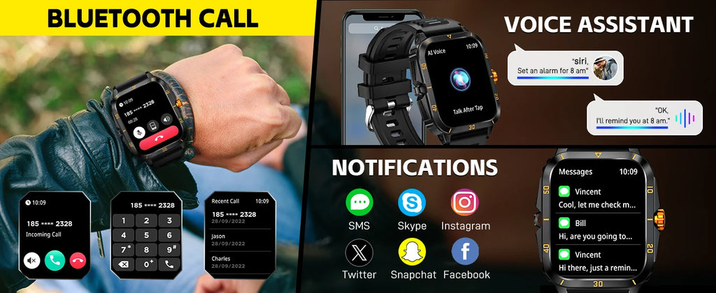 EIGIIS KT71 Men’s Smart Watch