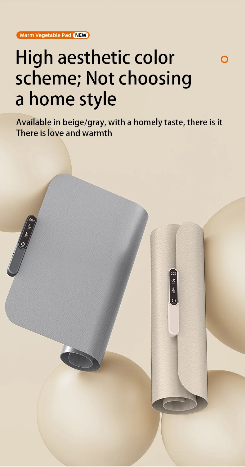 HOMEFISH Silicone Warming Board – Foldable, Waterproof & Oil-Resistant