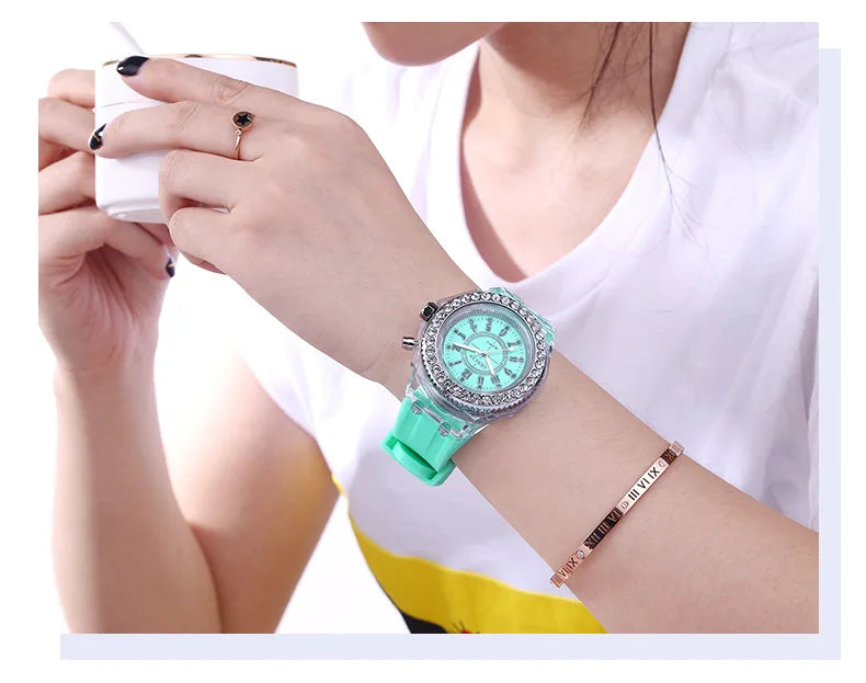 LED Silicone Watch – Unisex & Kids