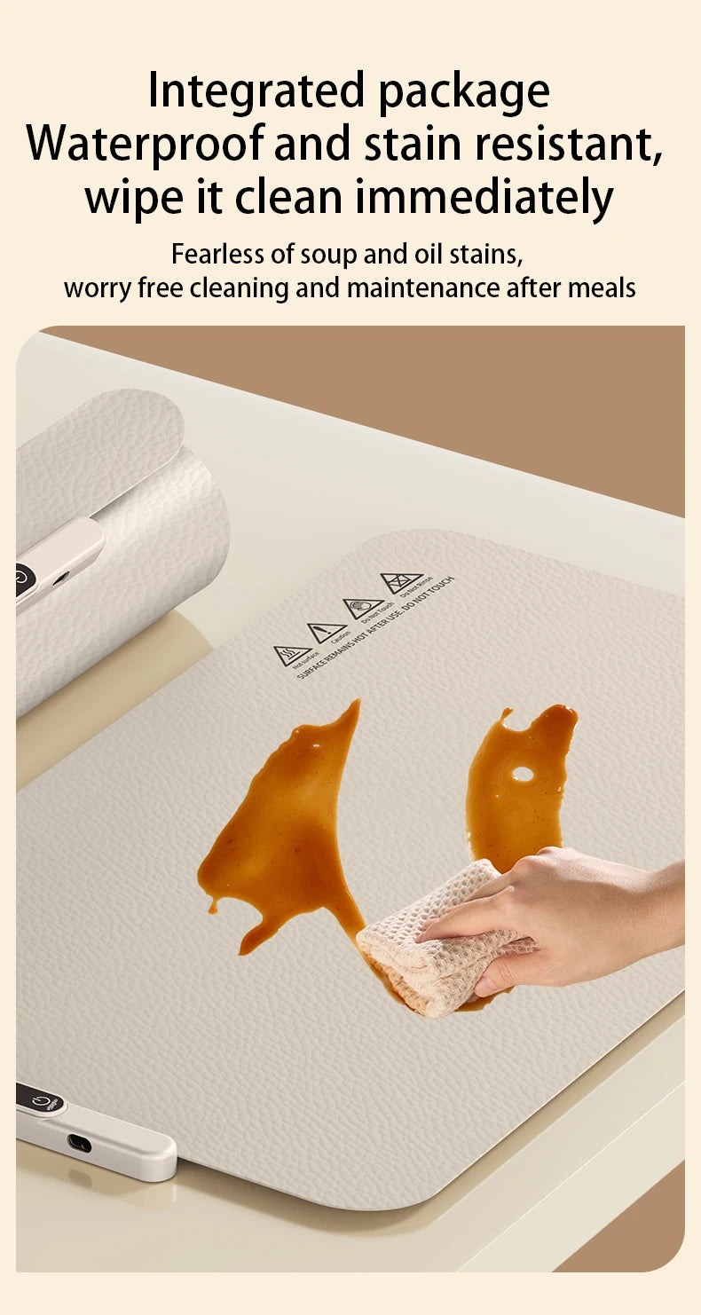 HOMEFISH Silicone Warming Board – Foldable, Waterproof & Oil-Resistant