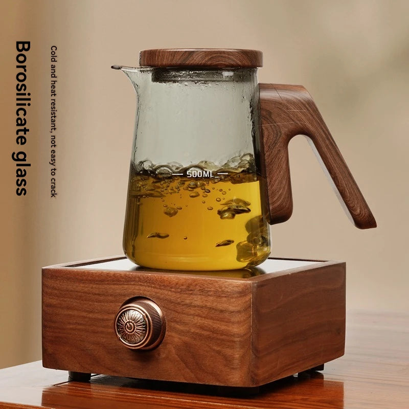 Magnetic Glass Teapot with Infuser  Home & Kitchen Tea Kit