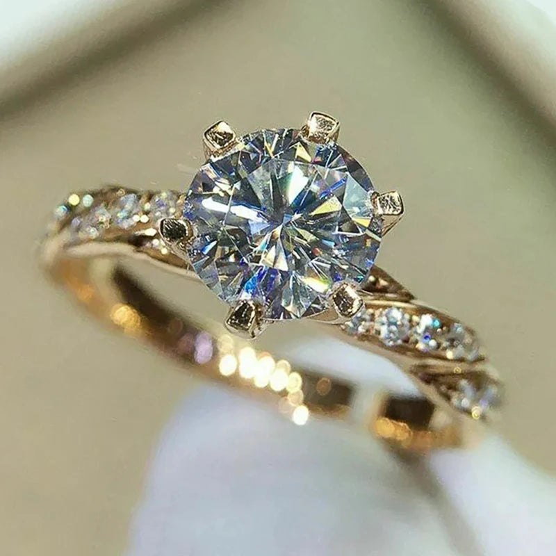 Romantic CZ Ring