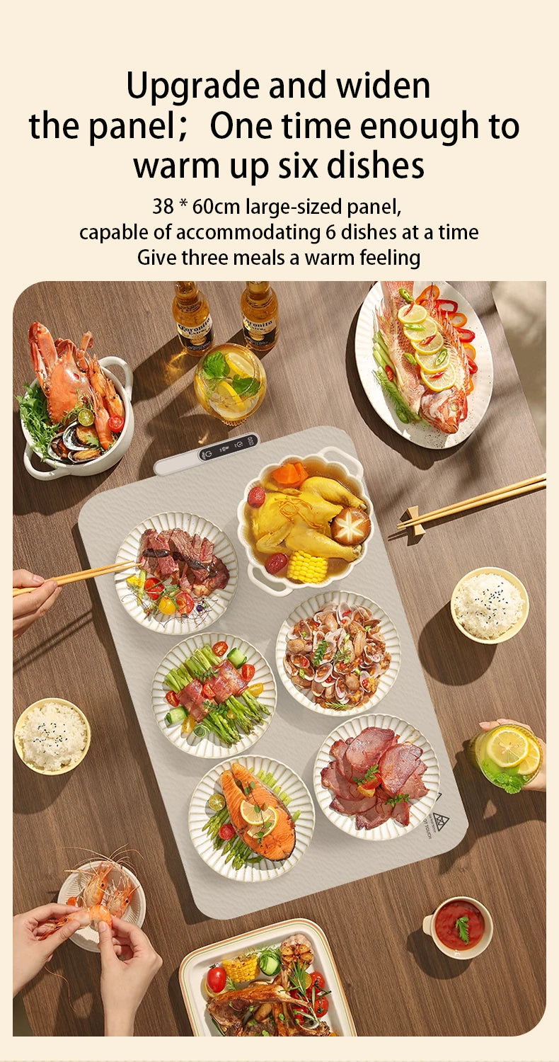 HOMEFISH Silicone Warming Board – Foldable, Waterproof & Oil-Resistant