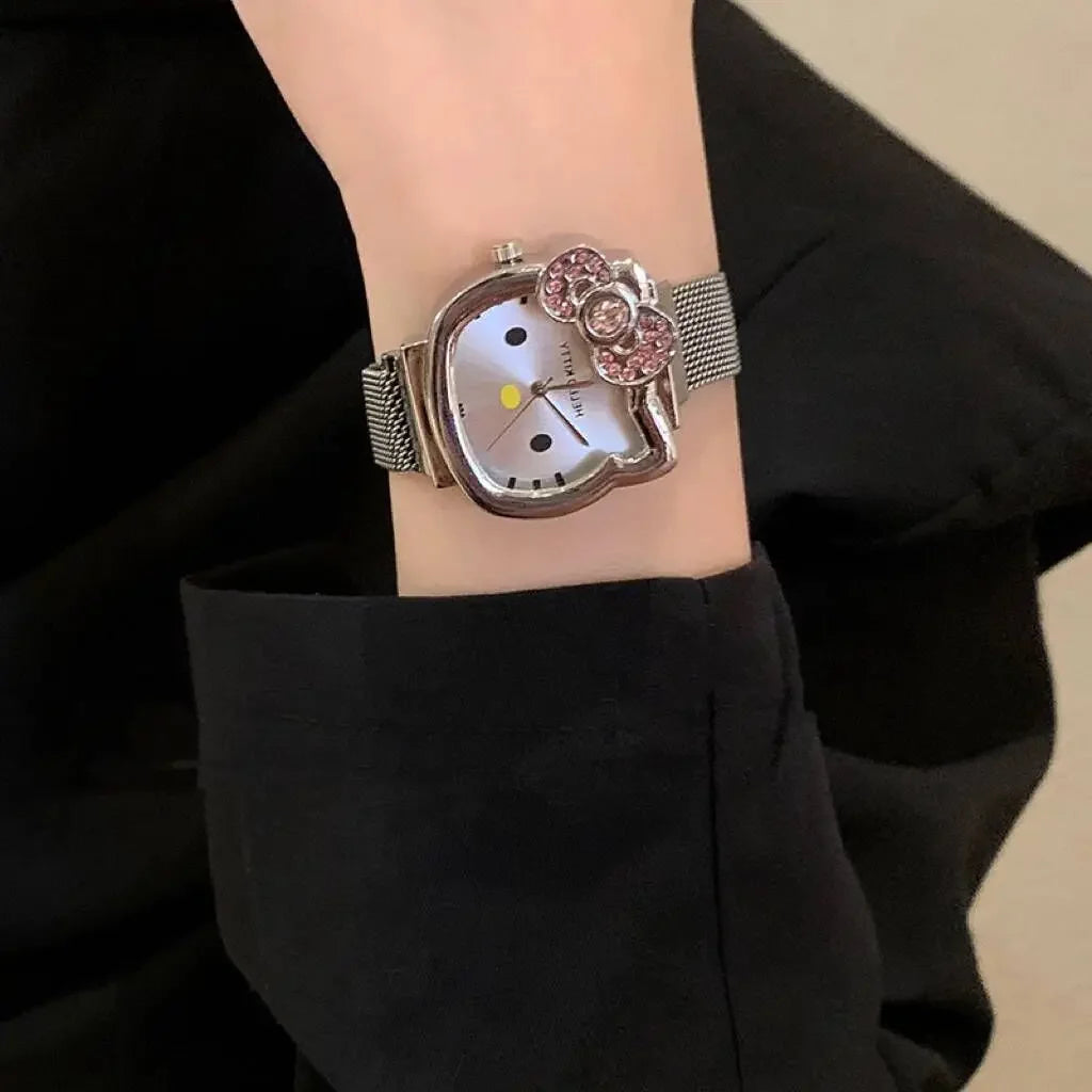 Hello Kitty Bow Quartz Watch – Girls