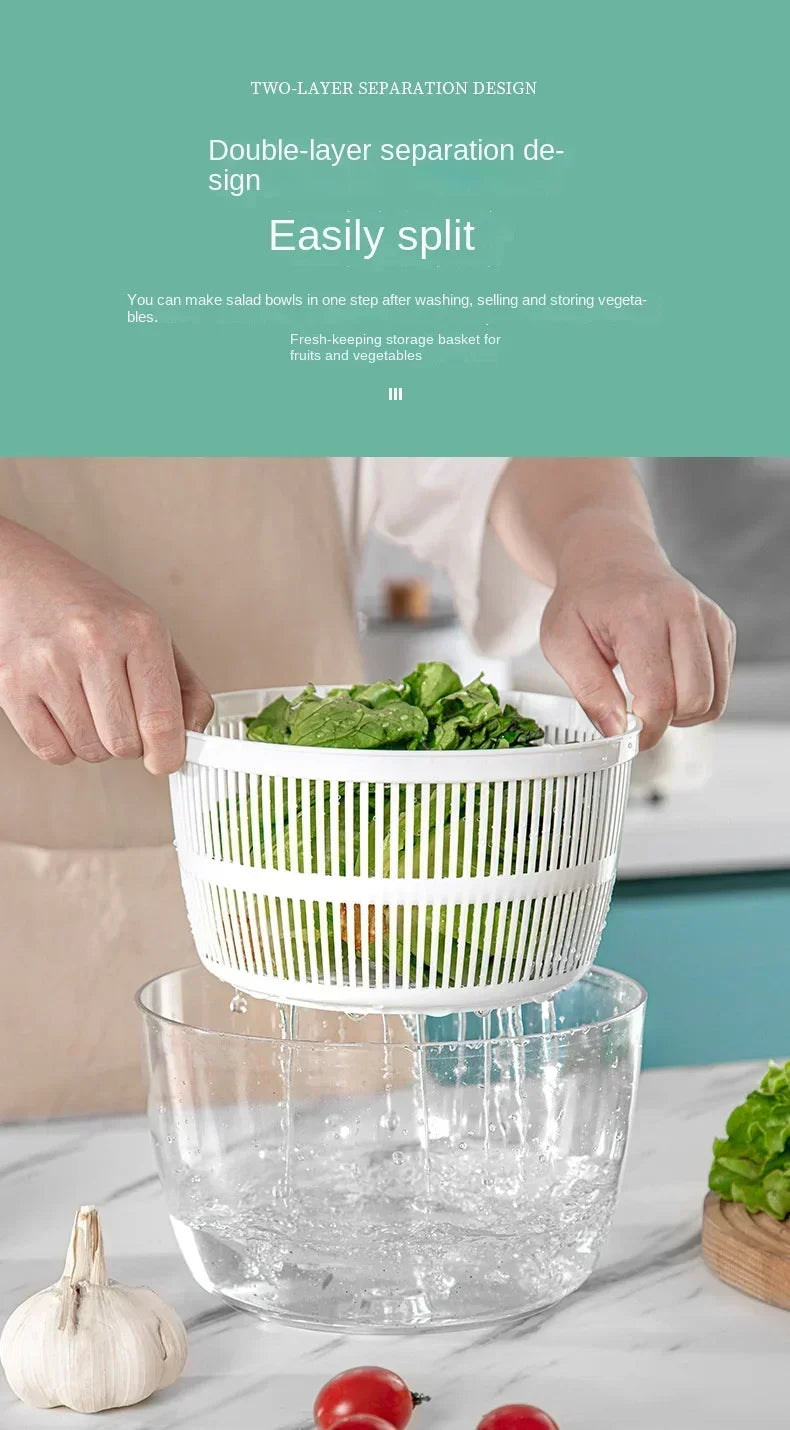 3L Multifunctional Salad Spinner & Vegetable Washer