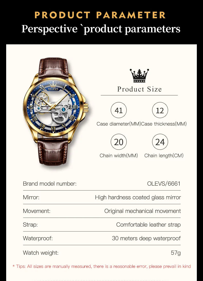 OLEVS 6661 Men’s Automatic Watch