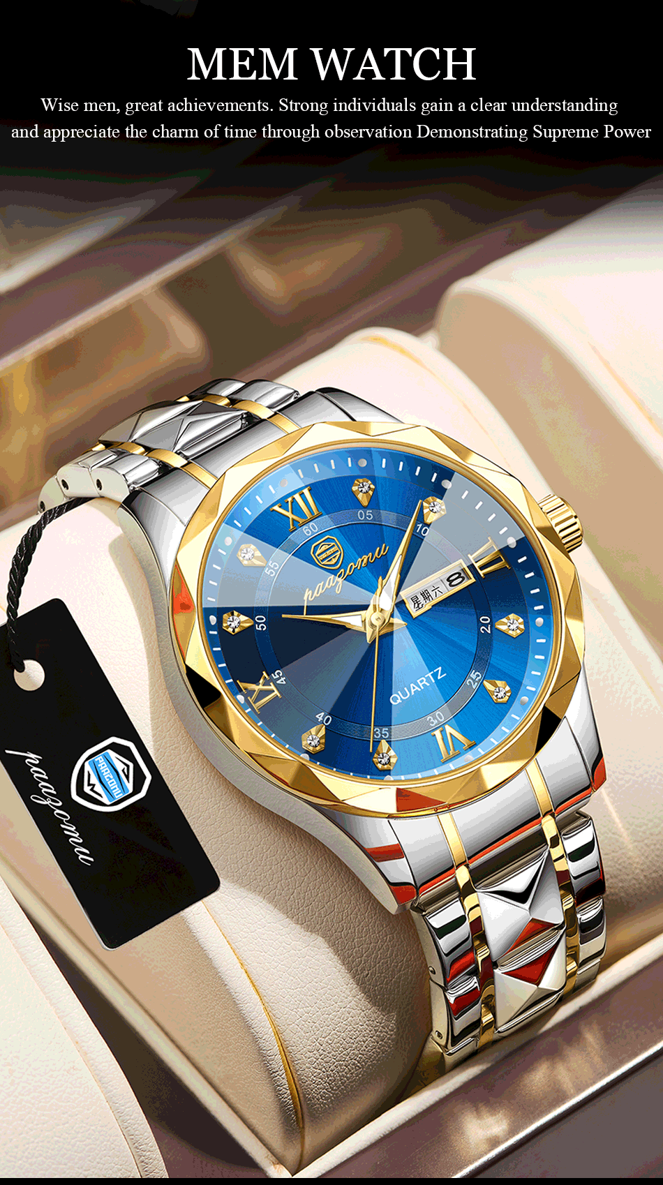 Luxury PENGAGAR Men’s Watch