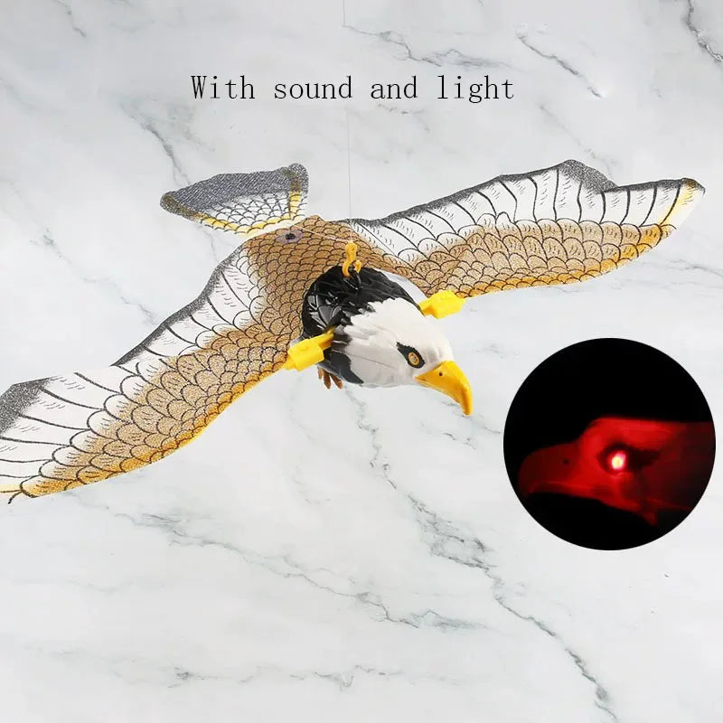 Interactive Flying Bird Cat Toy – Electric Teaser with Rope & Scratch Stick