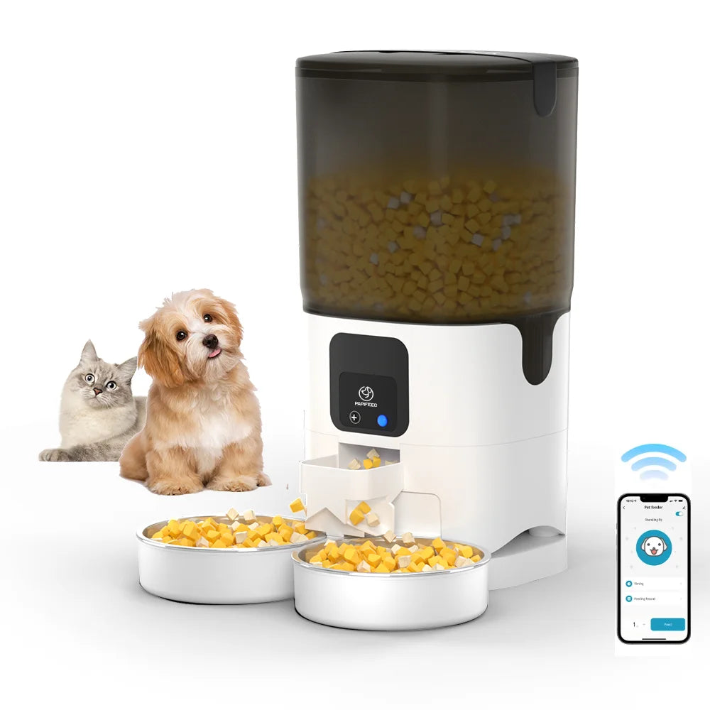 7L Dual Automatic Pet Feeder with Camera and WiFi