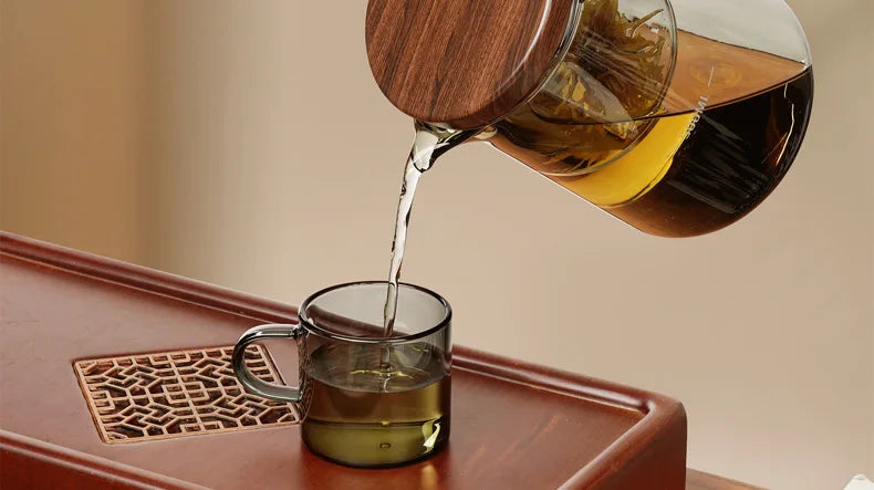 Magnetic Glass Teapot with Infuser  Home & Kitchen Tea Kit