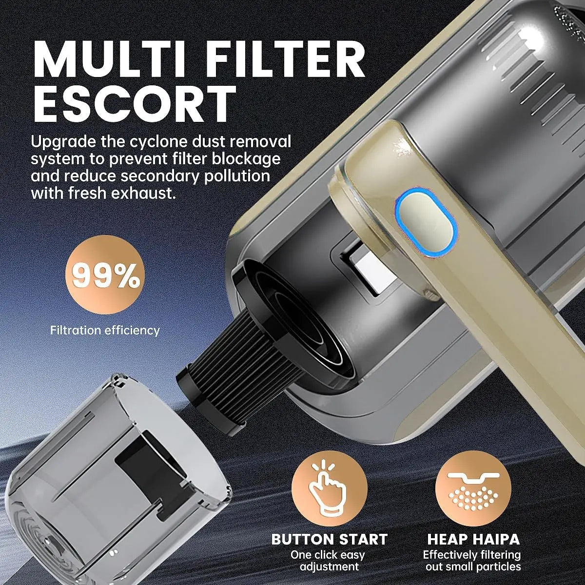 Wireless Handheld Bed Vacuum Cleaner