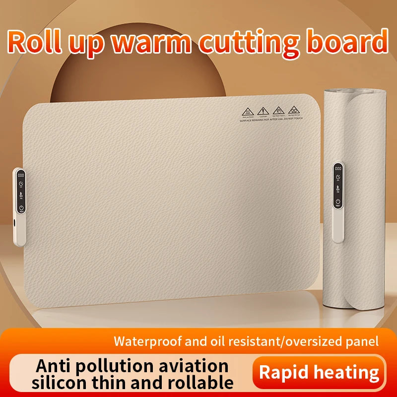 HOMEFISH Silicone Warming Board – Foldable, Waterproof & Oil-Resistant