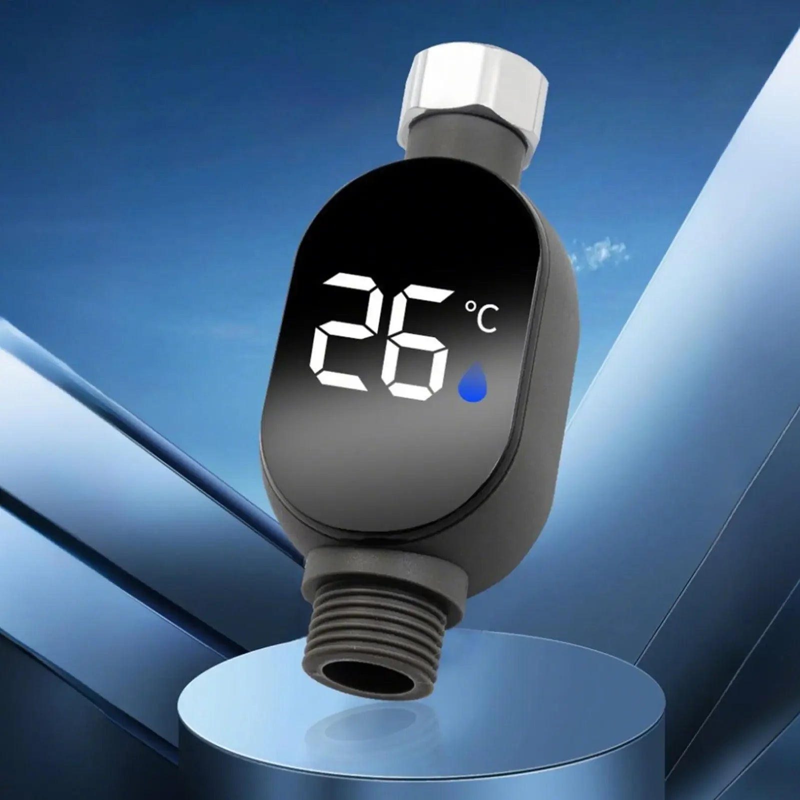 LED Digital Shower Temperature Gauge – Waterproof & Safe