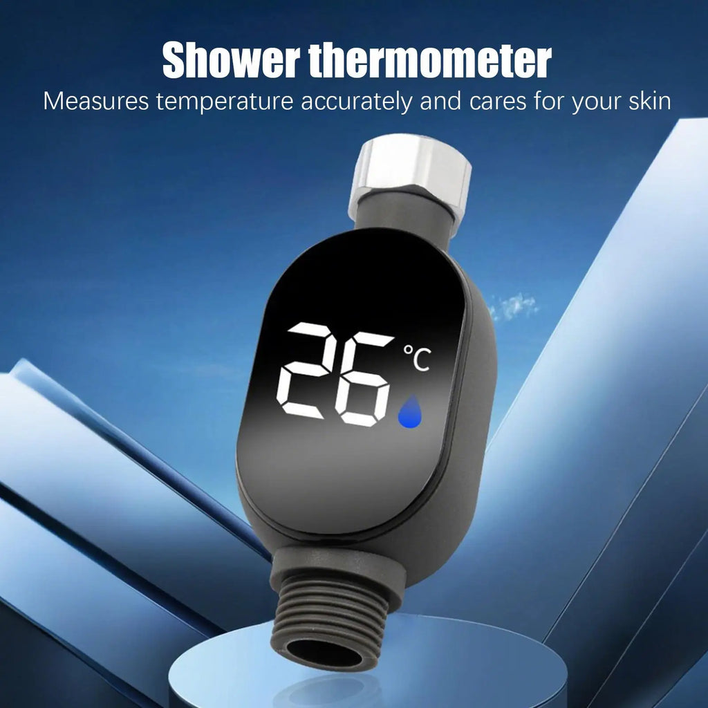 LED Digital Shower Temperature Gauge – Waterproof & Safe