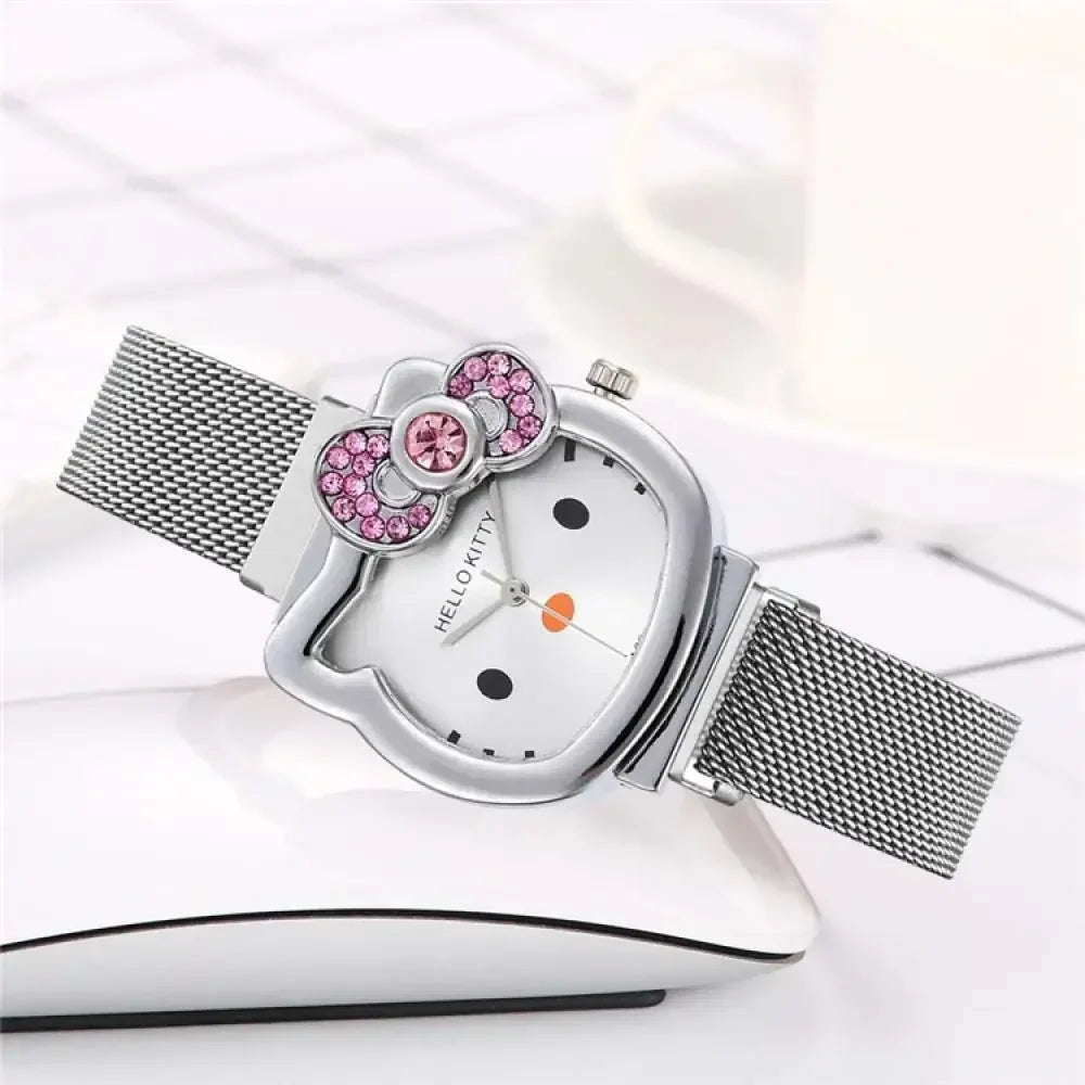 Hello Kitty Bow Quartz Watch – Girls
