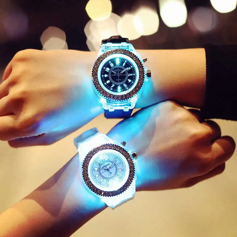 LED Silicone Watch – Unisex & Kids