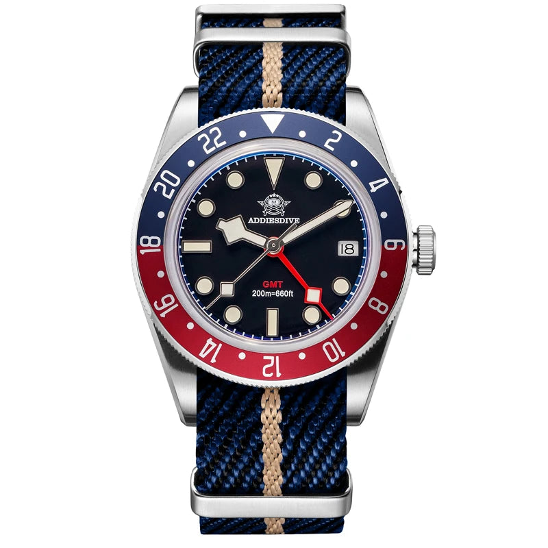 ADDIESDIVE GMT Diver Watch