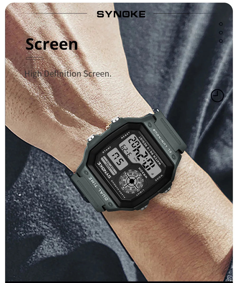 SYNOKE Men’s Digital Sports Watch