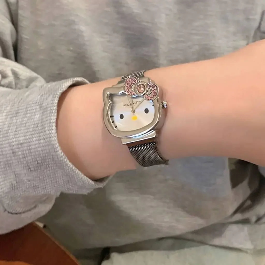 Hello Kitty Bow Quartz Watch – Girls
