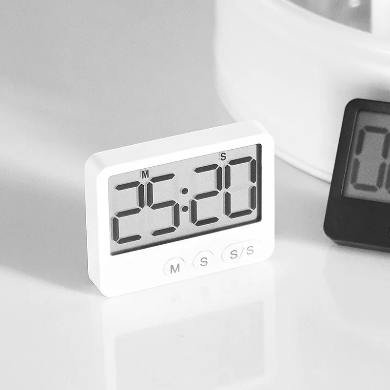 Digital Magnetic Countdown Timer – LCD Large Screen, Mute, Kids & Kitchen Use