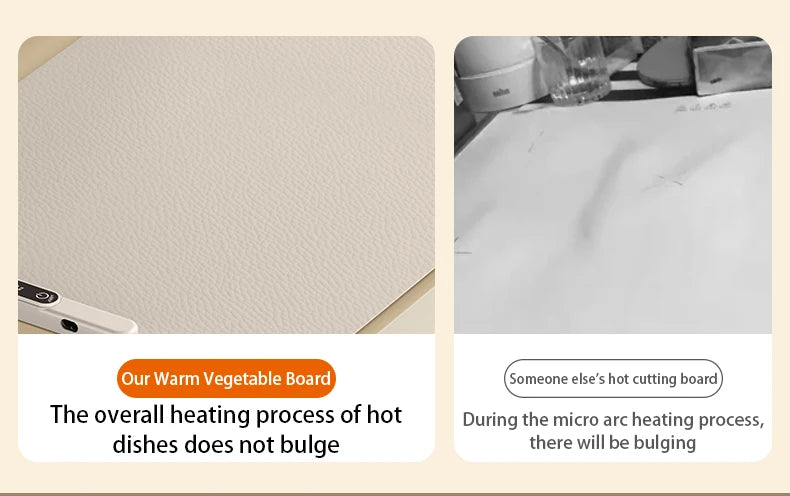 HOMEFISH Silicone Warming Board – Foldable, Waterproof & Oil-Resistant