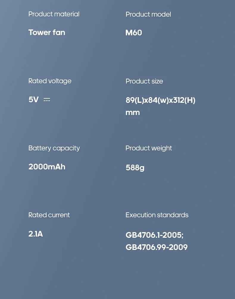 KINSCOTER Portable Air Conditioner Fan
