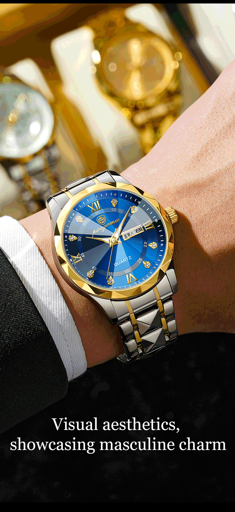 Luxury PENGAGAR Men’s Watch