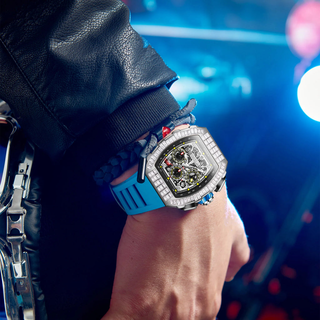 ONOLA Herre Automatisk Ur – Militær Sport