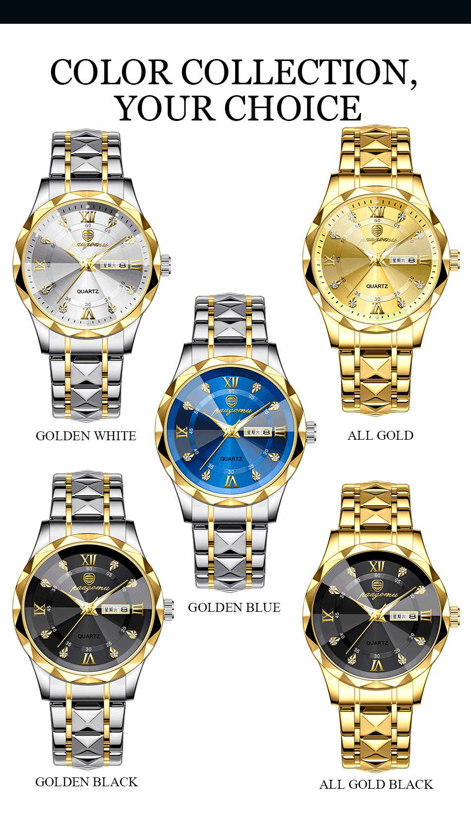 Luxury PENGAGAR Men’s Watch