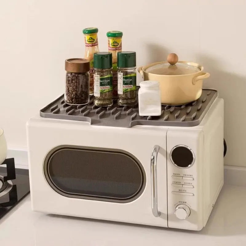 Silicone Kitchen Drain Mat with Non-Slip Base