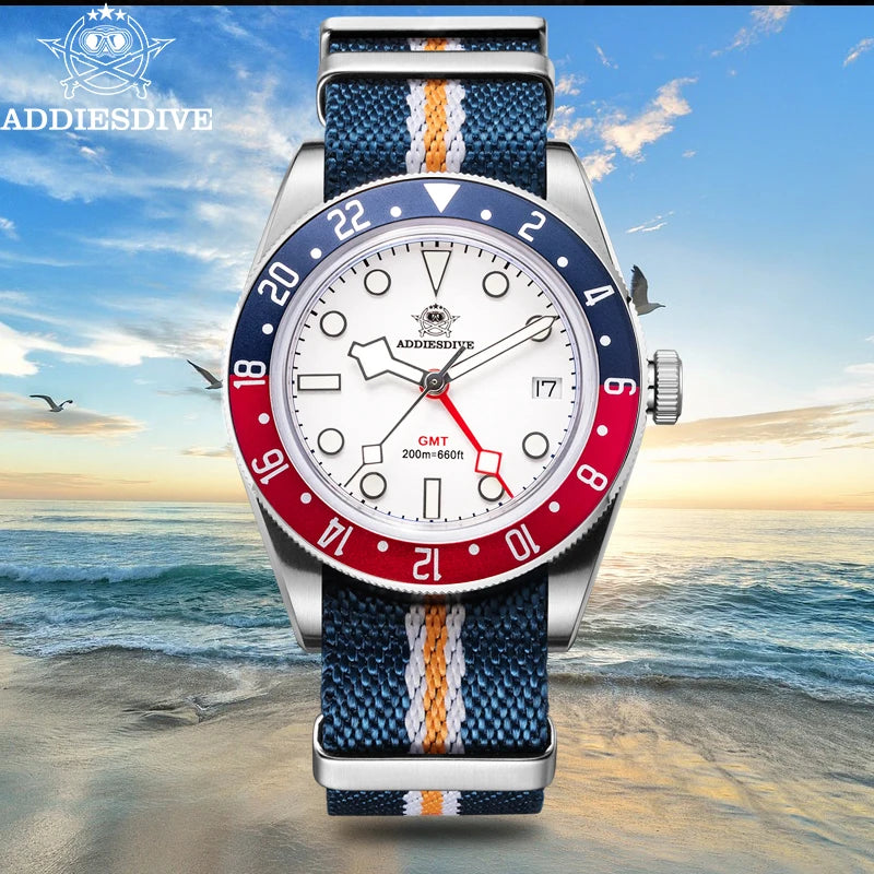 ADDIESDIVE GMT Diver Watch