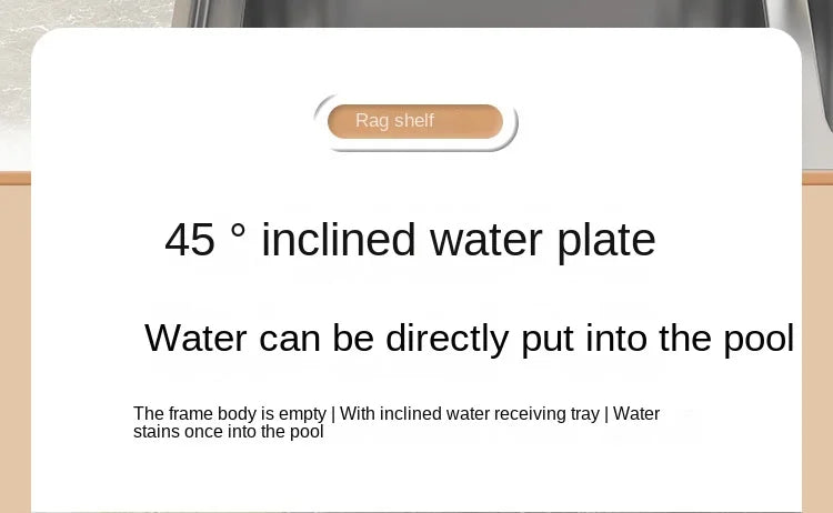 Kitchen Sink Sponge & Cleaning Cloth Storage Rack