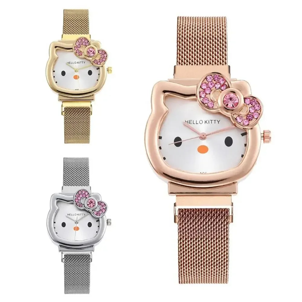Hello Kitty Bow Quartz Watch – Girls