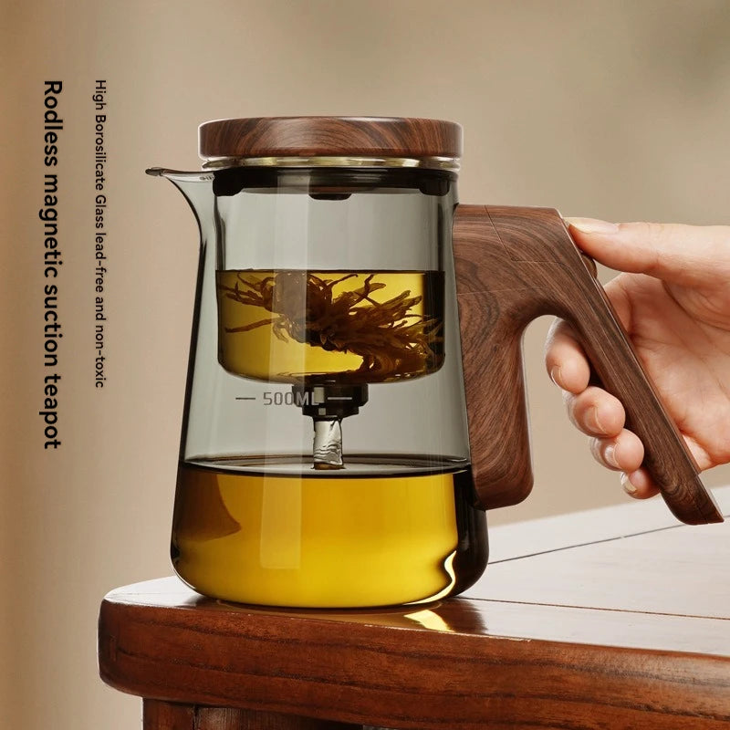 Magnetic Glass Teapot with Infuser  Home & Kitchen Tea Kit